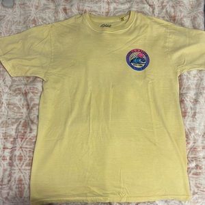 Oversized T in yellow